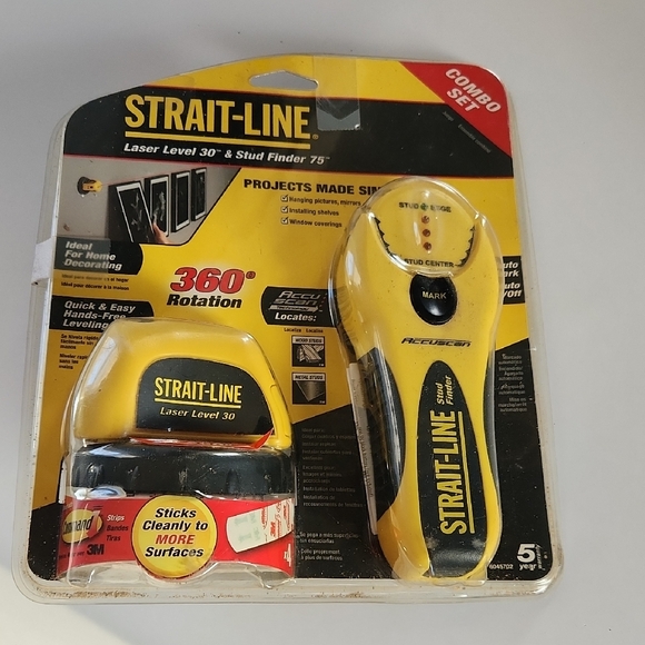 strait line Other - Laser Level and Stud Finder Combo - Yellow